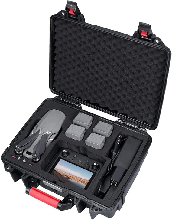 Smatree 17.6L Carrying Case Compatible with DJI Mavic 2 Pro/Mavic 2 Zoom with Pre-Cut Foam for DJI Smart Controller and Remote Controller