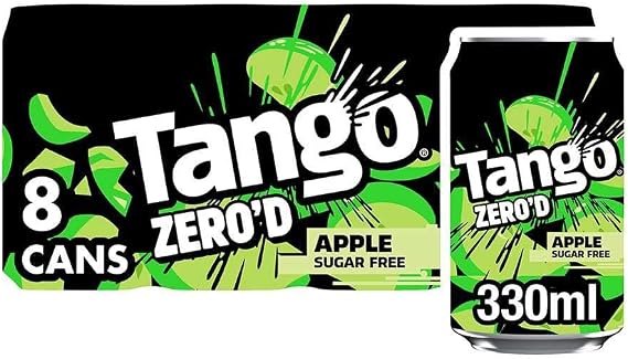 Tango Apple Sugar Free 330ml (Pack of 8)