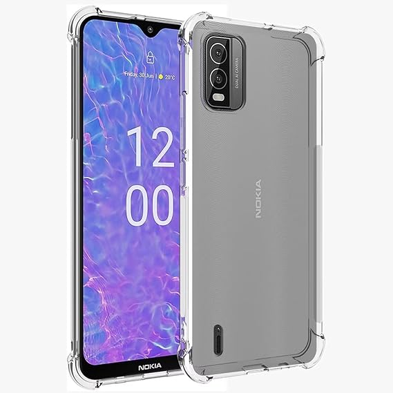 Case for Nokia C210 Case, Nokia C 210 Cute Case, Clear Flexible Bumper TPU Soft Rubber Silicone Cover Phone Case for Nokia C210 Crystal Clear