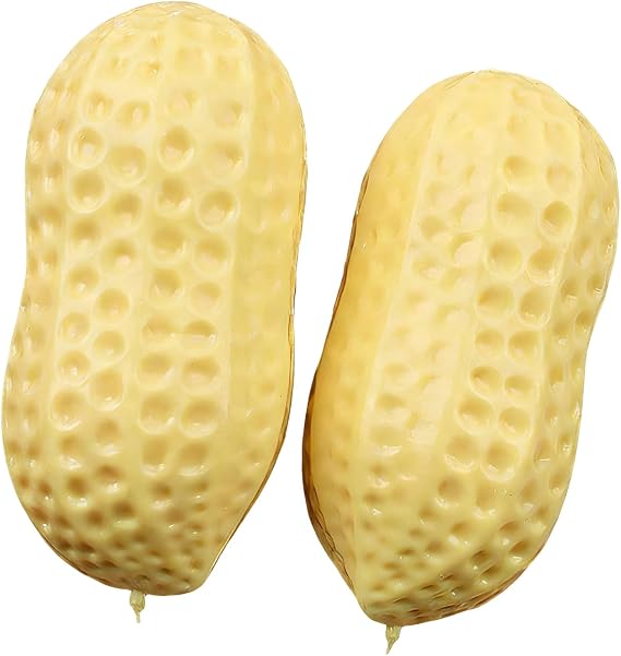 Peanut Squeeze Ball, Squeezing Peanuts, Slow Rising Fidget Toy Stress Balls, Soft Squeeze Toy, Realistic Fruit SqueezeBalls, Flexible Fidget Toys for Adults, Rebounding FidgetSqueeze Toys for Adults