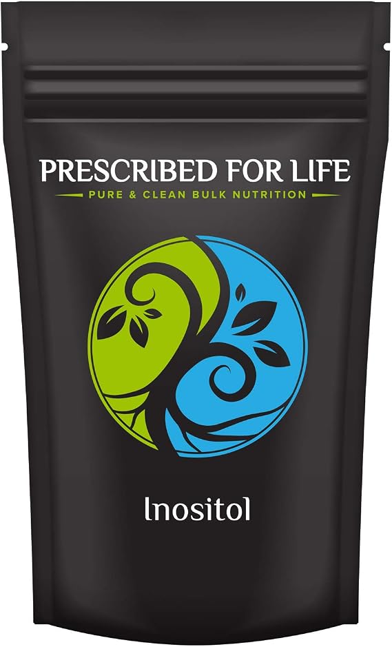 Prescribed For Life Inositol Powder | All Natural Vitamin B8 | Inositol Dietary Supplement | Vegan, Gluten Free, Non GMO (1 kg / 2.2 lb)