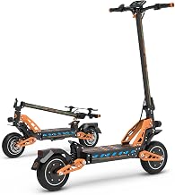 DT10 Foldable Off Road Electric Scooter for Adults - 43 MPH, 50-Mile Long Range, 3300W Dual Motor, 10-Inch Tires, UL2272 Certified