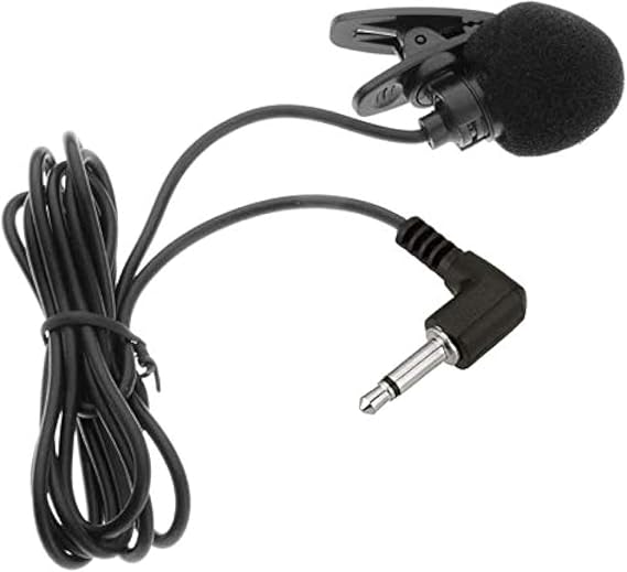AKindle Mini lavalier Lapel Tie Clip-on 3.5mm Jack Condenser Collar Microphone for Belt Pack Mic System,Voice Amplifier,Teachers, Speakers,Coaches,Presentations,Tour Guides