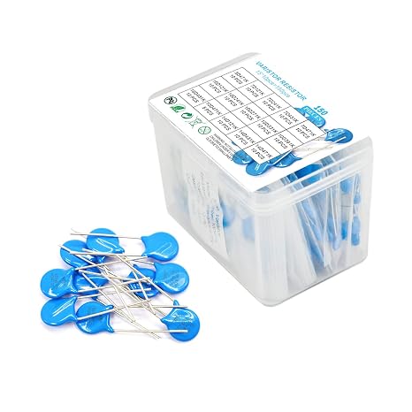 Varistor 15 Values 150 PCS Voltage Dependent Resistors Kit | 5D471K,7D121K,7D241K,7D431K,7D471K,10D121K,10D241K,10D271K,10D331K,10D391K,10D431K,10D471K,14D121K,14D431K,14D471K