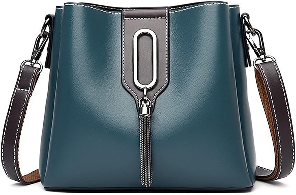 Women's Handbag Bucket Bag Fashion Shoulder Bags Top Handle Tote Bag Leather Waterproof Shoulder Bag for Travel Work Daily Use