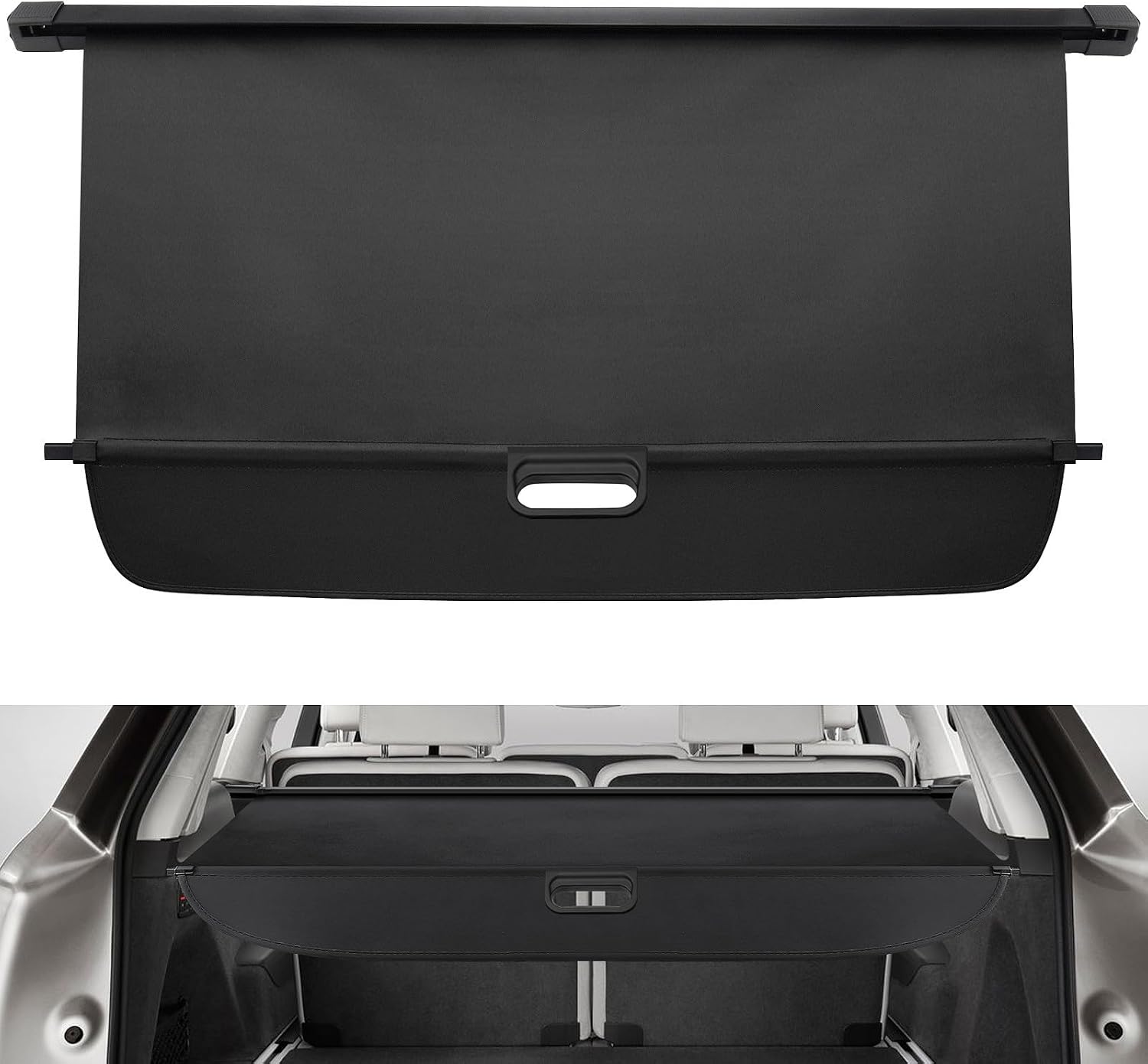 MotorFansClub Cargo Cover Fit for Lexus RX RX350 RX450h 2016 2017 2018 2019 2020 2021 2022 Retractable Rear Trunk Security Shield Shade Cover Black