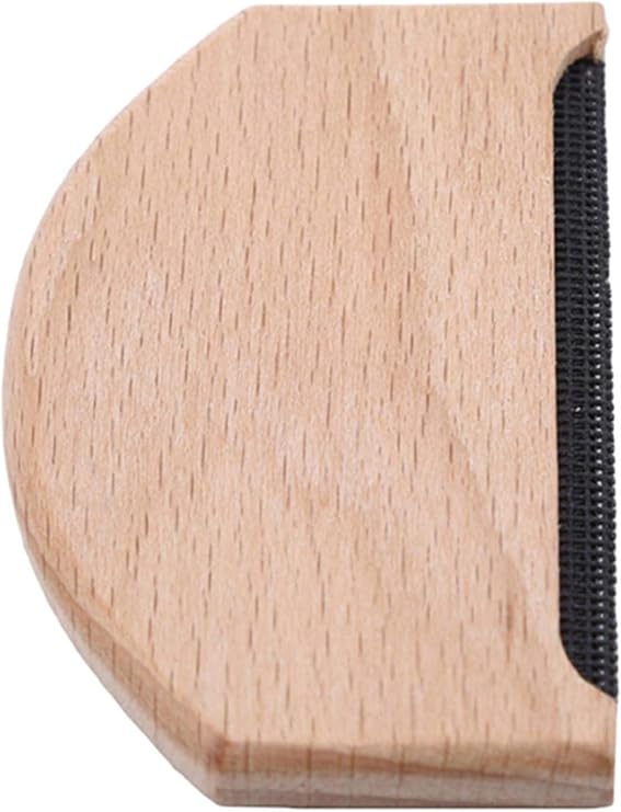 Brown Cashmere Comb Sweater Shaver Wool Comb Knitwear Comb Wooden Pilling Fuzz Fabric Lint Remover Manual Portable Brush Tool Brushes Cleaning Tools