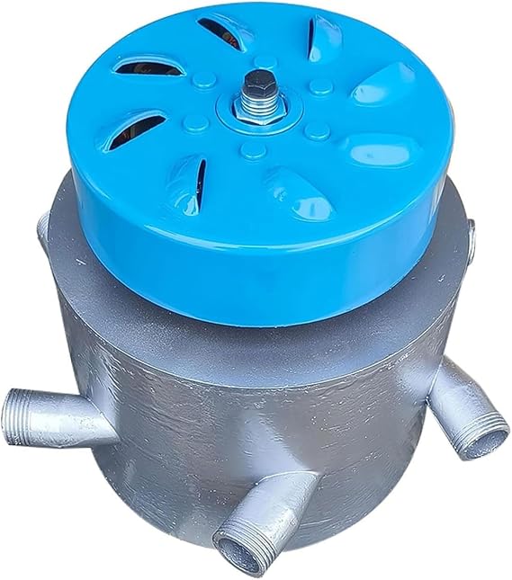 3000W Water Turbine Generator, 220V Micro Hydro Generator, Water Flow Generator, 6 Tube Hydroelectric Power Generation Equipment for Outdoor Camping Creek River