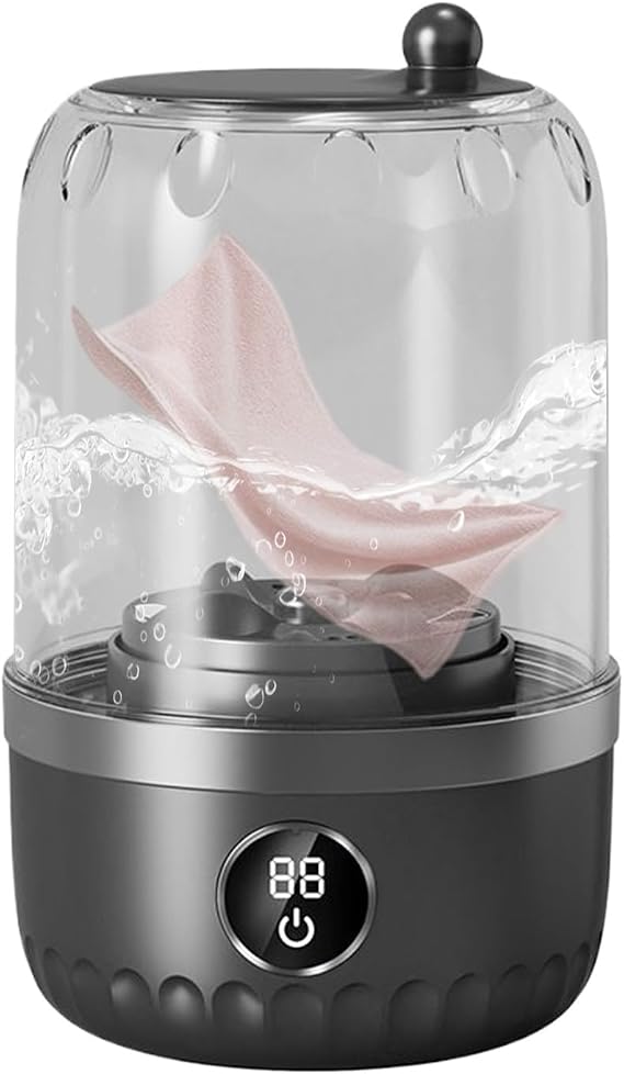 Portable Mini Washing Machine | 1L Mini Washer - Clothes Laundry Fabric Appliances for Apartments Dormitories Travel Camping Hotels Socks