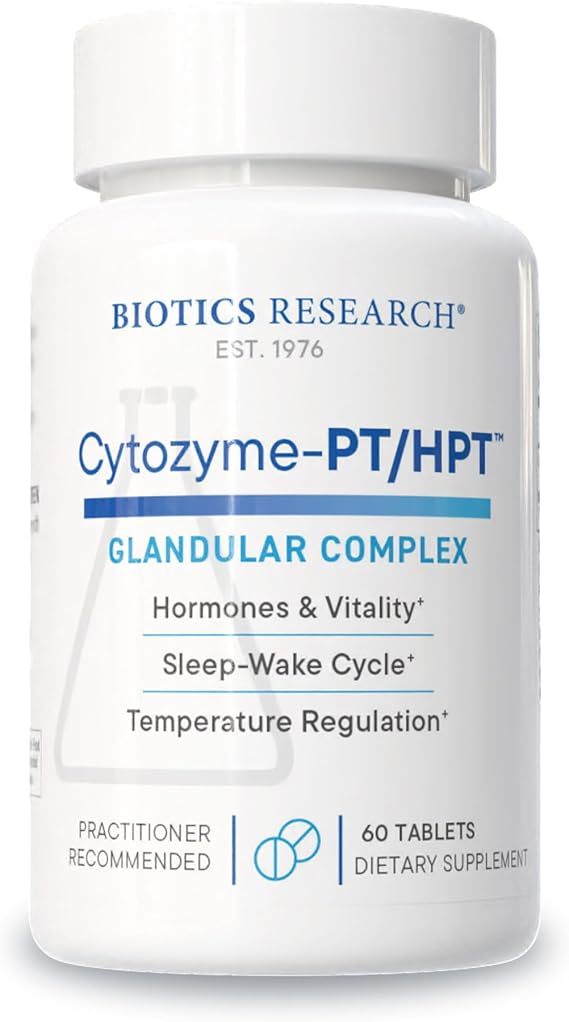 BIOTICS RESEARCH Cytozyme PT HPT Lamb Pituitary Hypothalamus 40mg - 60Tabs