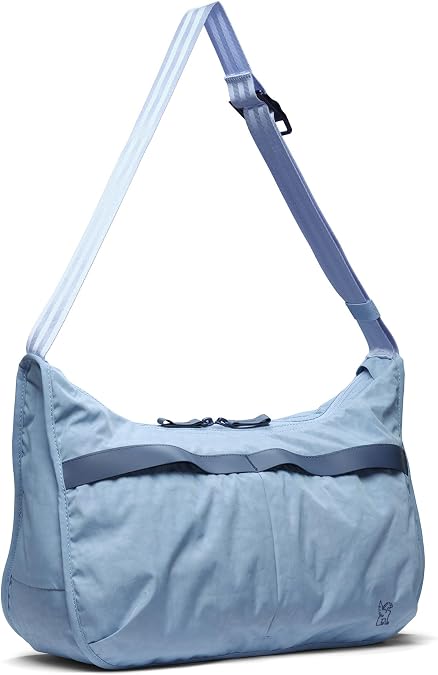 Chrome Industries Yoyogi Messenger, Crossbody Bag for Men and Women Large Zippered Main Access, Metal Buckle, Laptop Pocket Ice Shadow