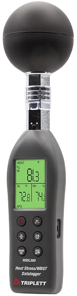 Triplett HSDL300 Heat Stress WBGT Datalogger