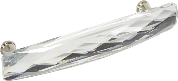 #G-350 Brilliance Collection 5 in. (128mm) Cabinet Pull, Crystal/Polished Nickel