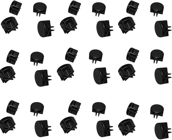 Prolinemax 100 Pc Black Plastic Wire Grid Connectors Snap Mesh Organizer Mini Binning Wire Grid