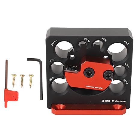 Dowel Maker Jig Kit Imperial 5/16 3/8 7/16 1/2 9/16 5/8 11/16 3/4in Adjustable 8 Holes Carbide Inserts Dowel Maker Jig Tool