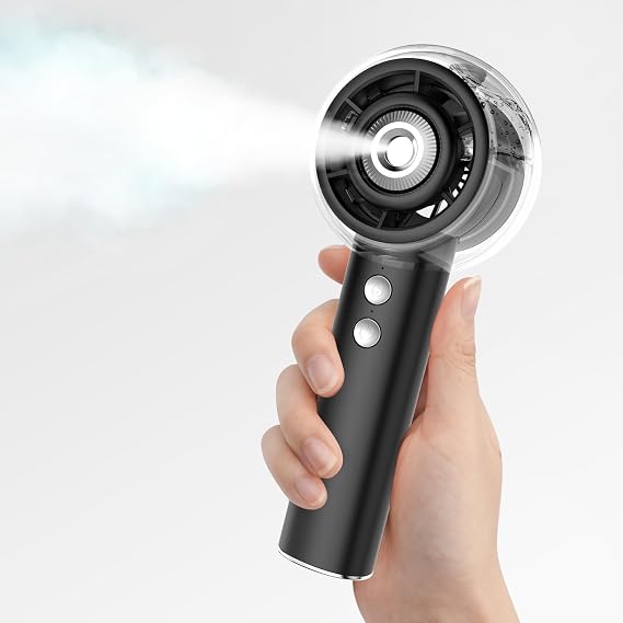 Hotsales Handheld Misting Fan, Portable Rechargeable Personal Fan with Mist