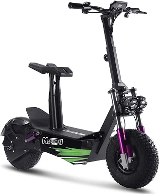 TOXOZERS Adult Electric Scooter, 48V 2500W Powerful Motor, Foldable, Black