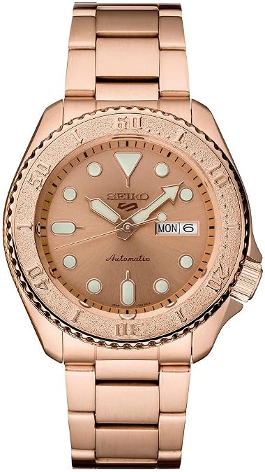 SEIKO 5 Sports Automatic Rose Gold Dial Men's Watch SRPE72