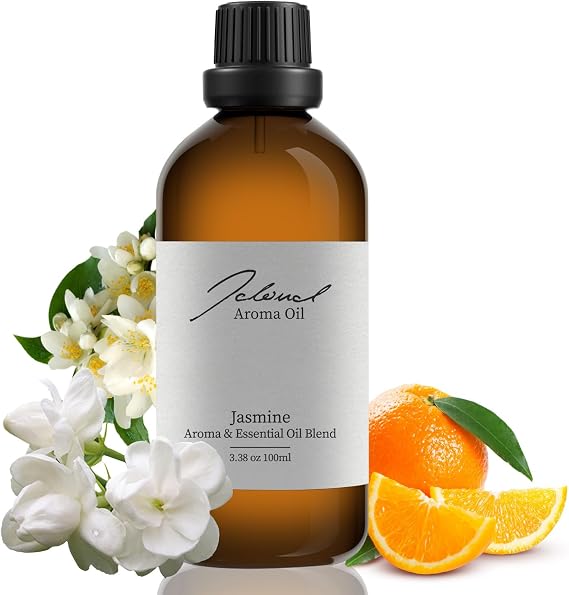 JCLOUD Jasmine Essential Oil for Scent Air Machine | Hotel Scent - Pure Aromatherapy Diffuser Oil with Jasmine and Orange Flower, Home Luxury & Hotel Scents for Essential Oil Diffusers - 100mL