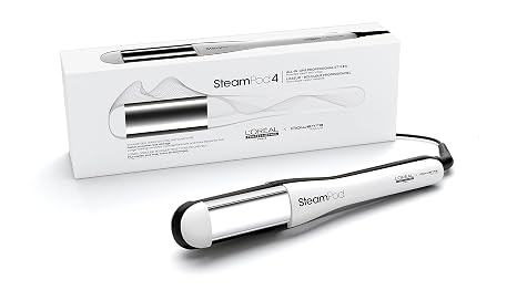 L'Oréal Professionnel SteamPod 4 All-in-One-Dampfstyler Professionelles Glätteisen mit Dampftechnologie für alle Haartypen glatt bis lockig