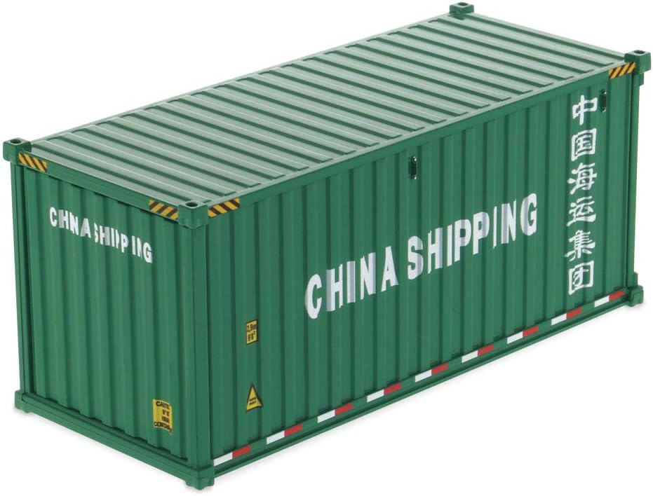 20 Dry Goods Sea Container China Shipping Green Transport Series 150 Model by Diecast Masters 91025 C