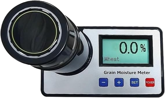 Moisture Meter, Moisture Meter GM006 Grain With Quick Detection And Digital Display For Measuring Content In Coffee Cocoa Wheat Corn for Garden, Lawn
