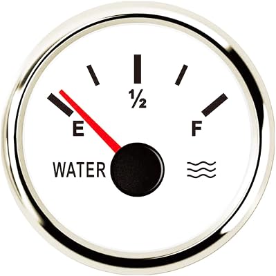 SAMDO Universal Water Level Gauge Liquid Level Meter 52mm 0-190ohm for Yachts Vessels Marine Boat 9-32V 2