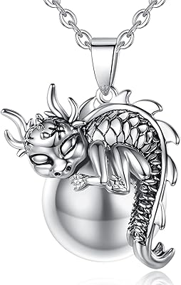 AEONSLOVE Harmony Ball Angel Chime Caller Necklace - Llamador De Angeles - 30 & 45 Inch Chains
