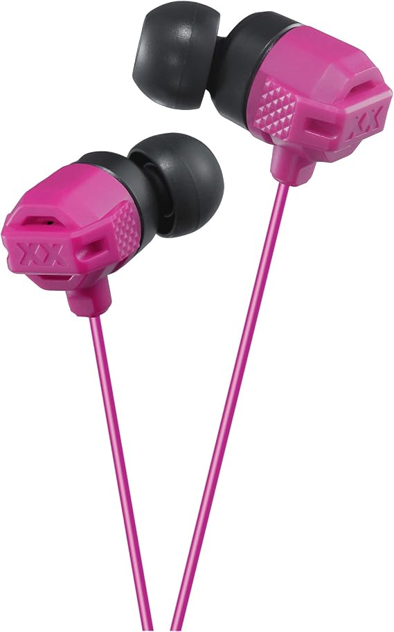 JVC HAFX102P XX Xtreme Bass Earbuds, Pink