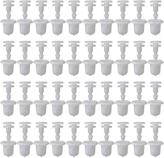 Wheel Arch Mudguard Clamp Fasteners 40 Sets Compatible with For Nissan For Navara D22, Pathfinder 1996 2004, Frontier 1998 2004, Xterra 2004, Patrol GU, QX4, QX56