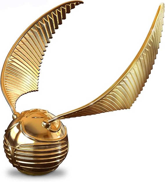 The Bradford Exchange Harry Potter Golden Snitch Music Box with Marvolo Gaunt's Ring, Plays Hedwig's Theme