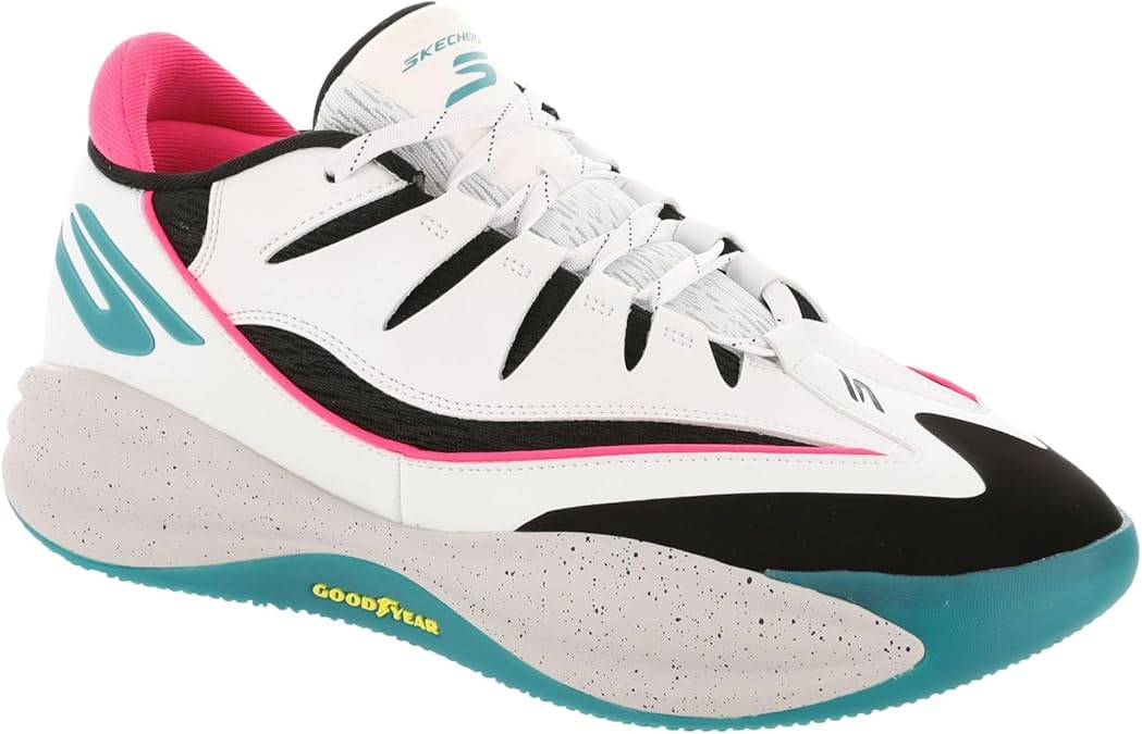 Skechers Performance SKX B-LITE Men's Basketball, 11 D(M) US, White-Black-Multi