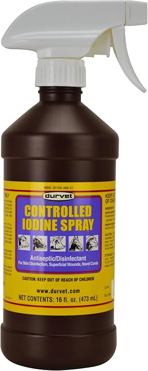 Durvet 066548 1 Pint Controlled Iodine Spray