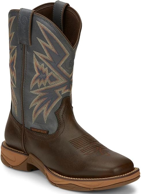 Tony Lama Men's Bartlett Pull on Soft Toe Square Toe Work Boot