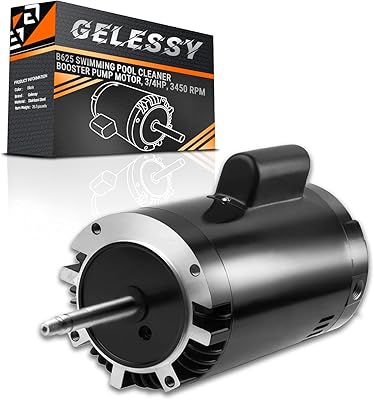 B625 Swimming Pool Cleaner Booster Pump Motor, 34HP, 3450 RPM, Compatible with CenturyA.O. Smith B625, Compatible with Polaris PB4-60 Vac-Sweep, Arneson Pool Sweep, Letro Jet Vac Cleaners