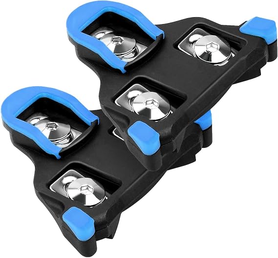 Thinvik Bike Cleats for Shimano SPD-SL System Pedals Compatible with SH11 Road Bicycle Replacement Cleats & Indoor Cycling for Three-Hole Cycling Shoes Men Women