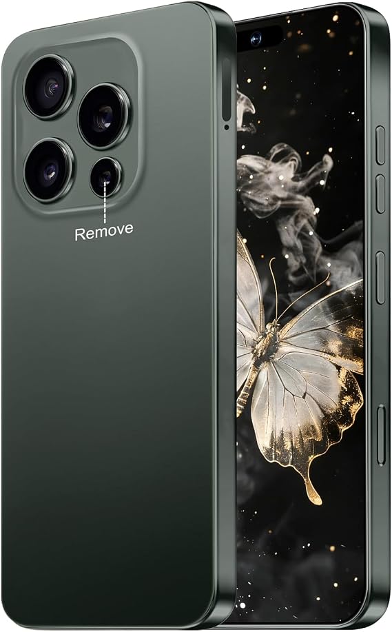 16 PM Smartphone Unlocked Cell Phone, 6.99 HD Screen5G Phone, 16+512GB phoneunlocked, Android 14.0, 68+108MP Zoom Camera, Fingerprint Button Unlock-and take Photos (Green)