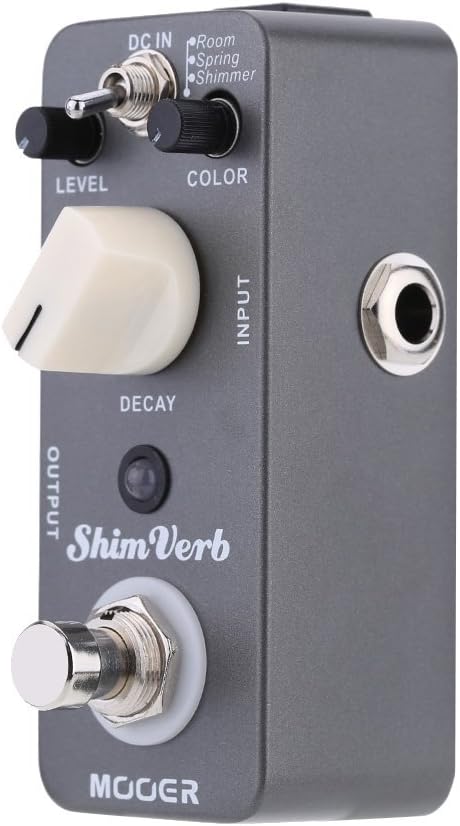Mooer Shim Verb Micro Mini Digital Reverb Effect Pedal for Electric Guitar True Bypass