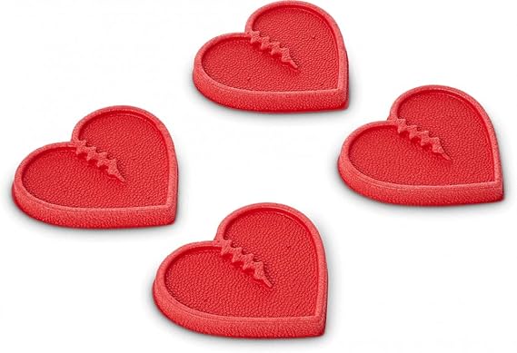 Crab Grab Mini Hearts Stomp Pad 4 Pack
