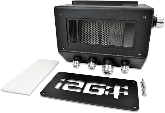 IAG Performance Universal Drag Catch Can w/8-12AN Ports, Made in USA