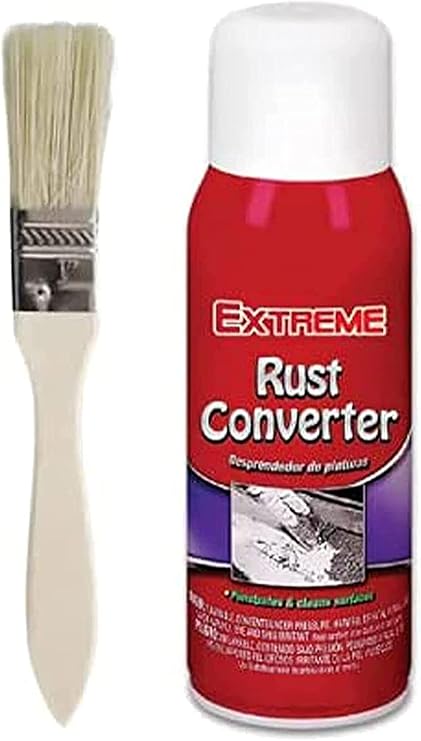 Extereme Rust Converter,Car Chassis Rust Converter,Multi-Purpose Rust Remover Rust Inhibitor Derusting Spray,Maintenance Cleaning Rust Dissolver for Car,SUV,Truck,with Brush (1pcs)