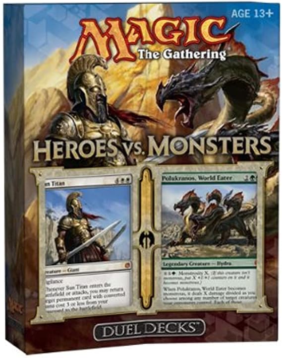 Magic The Gathering: Heroes vs. Monsters Duel Deck (2 Limited Edition Theme Decks)