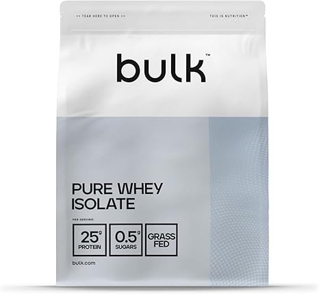 Bulk Pure Whey Protein Isolate Protein Powder Strawberry 1 kg Packaging May Vary