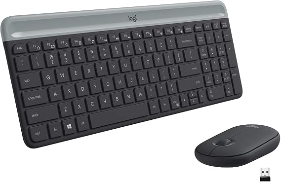 Logitech MK470 Slim Wireless Keyboard & Mouse Combo - UK QWERTY