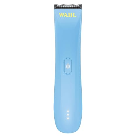 Wahl Professional Peanut Li Cordless Trimmer, Blue | High-Powered Rotary Motor, Lightweight and Compact Design, USB-C Quick Charge with Travel Lock