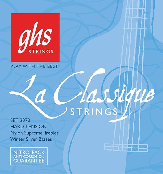 GHS LA CLASSIQUE Classical Guitar Strings - Hard Tension 2370 SET