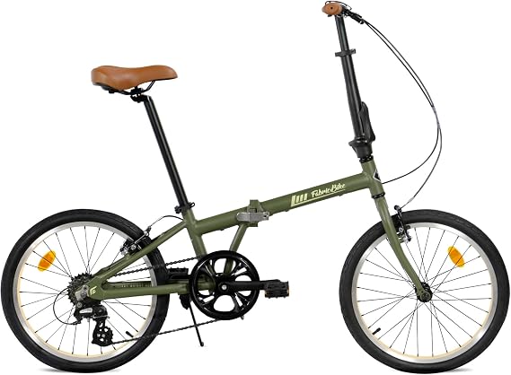 FabricBike Folding Bike Aluminium Frame Single Speed 3 Colours