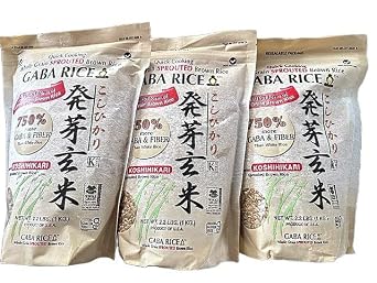 GABA Sprouted Brown Rice 2.2 lbs 3 Packs