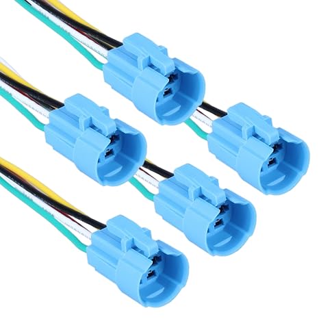 5pcs Push Button Socket, Pigtail, Wire Connector, Socket Plug for 16mm Push Button Switch