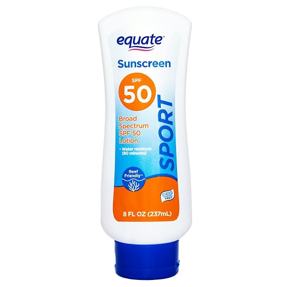 Sport Broad Spectrum Sunscreen Lotion,Broad spectrum SPF 50 sunscreen lotion, SPF 50, 8 fl oz